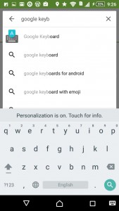 search for google keyboard