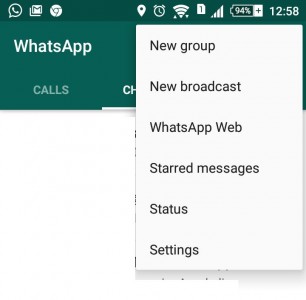 whatsapp status message